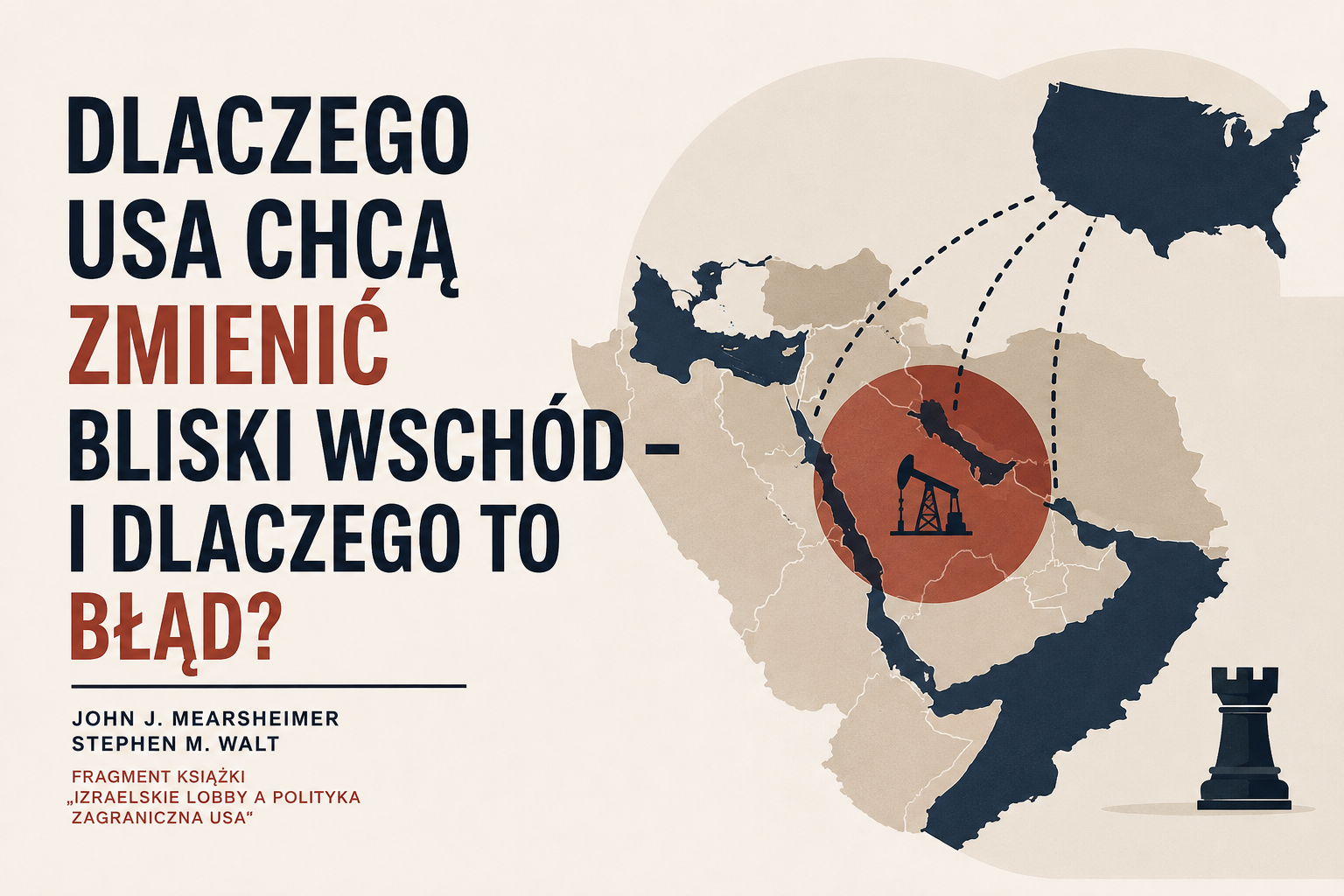 Dlaczego Stany Zjednoczone chcą zmienić Bliski Wschód – i dlaczego to błąd?